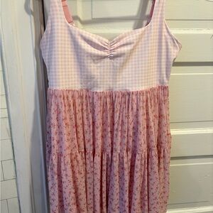 Blogilates target pop flex active collab dress gingham 1X